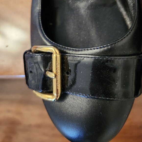 Louis Vuitton uniform women's black shoes in size 39.5 - Picture 7 of 12